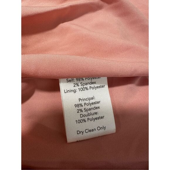 NWT Milly Liv Belted Pleated Satin Minidress Size 4 $425 - Picture 8 of 9